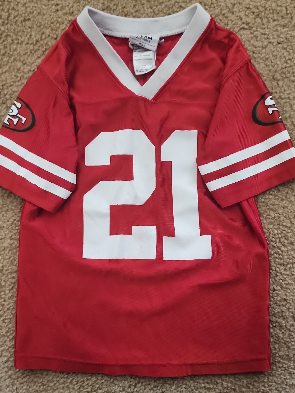 NFL 49ers #21 Jersey